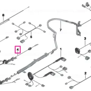 Wiring harness, electric power steering 12V - BMW Livrare expres