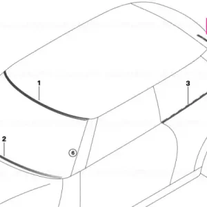 Reținere trim clapetă spate stânga - BMW - Mini Chilipir