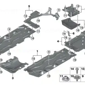 Super ofertă Underbody panelling, side right - BMW