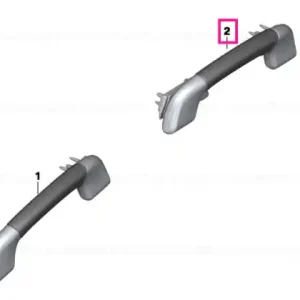 Transport gratuit Handle rear right PIANOLACK SW - BMW