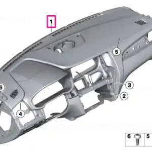 Bestseller Instrument panel SCHWARZ/SCHWARZ - BMW