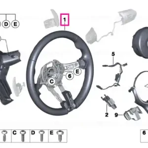 Bestseller M Sports steering wheel leather - BMW