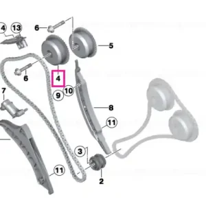 Adjustment unit, inlet camshaft - BMW Ieftin