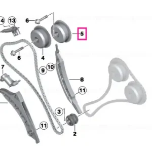 Adjustment unit, outlet camshaft - BMW Reducere