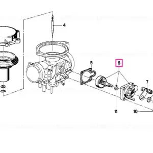 Reducere specială Choke body right - BMW Motorrad