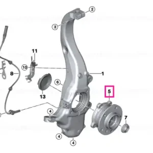 Cumpără acum Wheel hub with bearing, front - BMW
