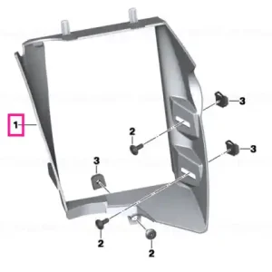 Ieftin Left air duct - BMW Motorrad