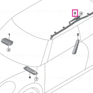 Head airbag, right - BMW - Mini Ieftin
