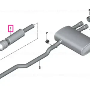 Front silencer - BMW - Mini Reducere extra