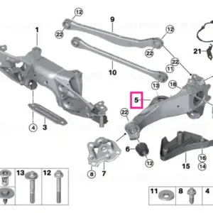 Trailing arm, right - BMW - Mini Ofertă exclusivă