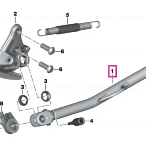 Ultima șansă Side support, short - BMW Motorrad