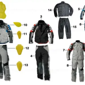 Trousers Rallye, men, grey/grey 60 - BMW Motorrad Reducere extra