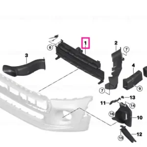 Discount Air duct with flap control - BMW - Mini