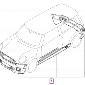 Aerodynamic package painted WA 88 - BMW - Mini Ofertă de sezon