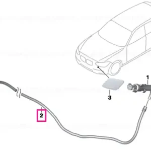 Reducere extra Furtun sistem spalare faruri - BMW