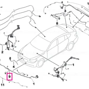 Wiring harness, front end - BMW Cel mai bun preț