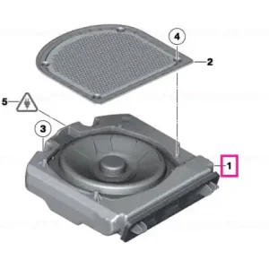 Central bass high-end sound system RECHTS - BMW Cumpără acum