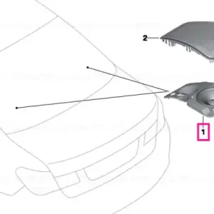 Speaker support, High End, right - BMW Lichidare de stoc