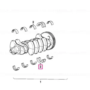 Bearing shell yellow STUFE 1 - BMW Motorrad Noutate