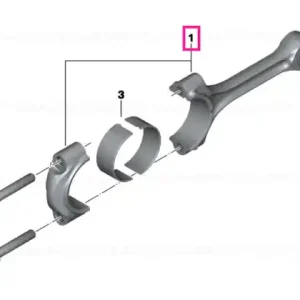 Connecting rod 1XBLAU/KL.4 - BMW Motorrad Cumpără online