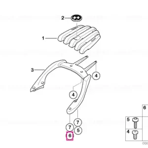 Șurub ISA M6X25-A2-70 - BMW Motorrad Ultima șansă