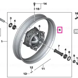 Wheel, front 3,0X19 - BMW Motorrad Livrare expres