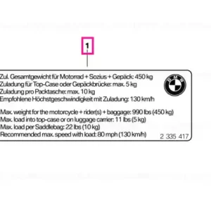 Preț mic Instruction notice, Payload GER / ENG - BMW Motorrad