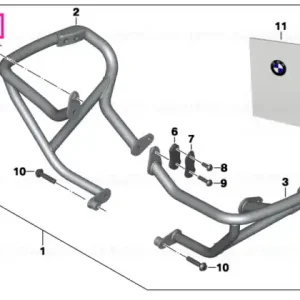Ofertă Reinforcement plate, inner left - BMW Motorrad