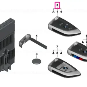 Set telecomanda radio BDC ECE+ROW - BMW Mai ieftin