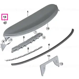 Retur ușor Sliding element - BMW