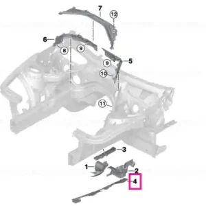 Adaptor capac ansambl directie, stanga - BMW Preț redus