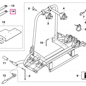 Disponibil imediat Torque support, rear carrier COOPER S - BMW - Mini