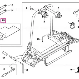 Set, reinforcement plates R57 - BMW - Mini Ultima șansă