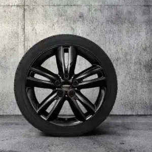 Janta aliaj usor - JCW Track Spoke 501 - Negru (Jet Black Uni) - 7Jx17 ET:54 - Mini Cabrio F57, F55, F56 Cumpărături sigure