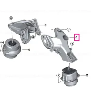 Suport motor, stanga - BMW X5 E70, X6 E71 Ofertă