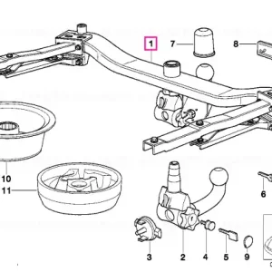 Towing hitch, detachable FA. WESTFALIA - BMW Livrare gratuită