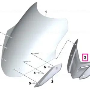 Livrare rapidă Windshield reinforcement - BMW Motorrad