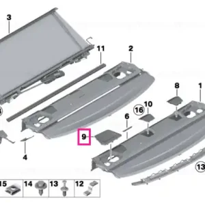 Capac difuzor dreapta OYSTER - BMW Super ofertă