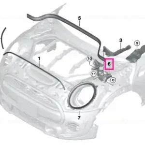 Bestseller Montare etanșare capac motor stânga - BMW - Mini