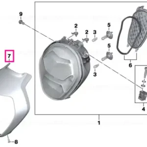 Capac far - BMW Motorrad Livrare rapidă
