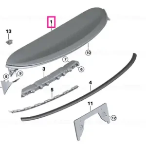 Livrare expres Primed rear spoiler COOPER S - BMW - Mini