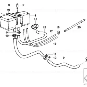 Retur ușor Swinging metal buffer E36/7 - BMW