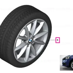 Roată completă de iarnă - V-Spoke 471 cu anvelopa Goodyear Ultra Grip 8 Performance - 205/60R16 92H - BMW Seria 2 F45/F46 Nu rata