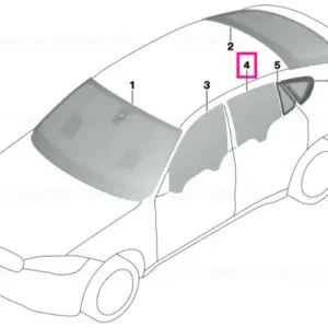 Side window, door, rear right SSG - BMW Reducere specială