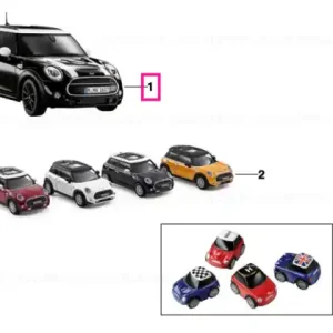 MINI miniature 1:18 F56 COOPER S MIDNIGHT BLACK - BMW - Mini Ieftin