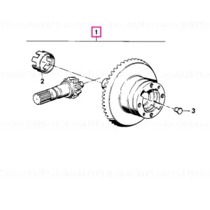 Set roată coroană, I=33:12=2,75 - BMW Motorrad Livrare gratuită