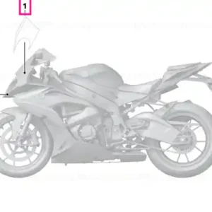 Livrare rapidă Autocolant trim secțiune sus, dreapta - BMW Motorrad