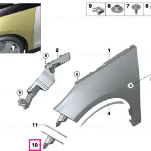 Cumpără acum Reparație montaj panou lateral, față dreapta - BMW