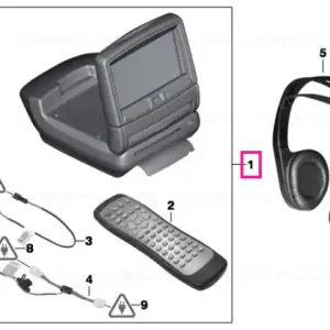 Cumpără acum DVD-system in rear compartment - BMW