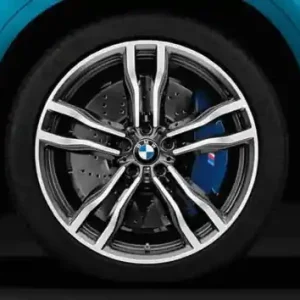 Vezi acum Janta aliaj usor - M Performance Double Spoke 612M - Bicolor Gri/Argintiu (Orbit Grey / Bright Turned) - 11,5Jx21 ET:38 - BMW X5 M F85, X6 M F86